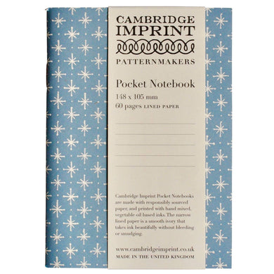 Pocket Notebook Little Stars Faded Denim