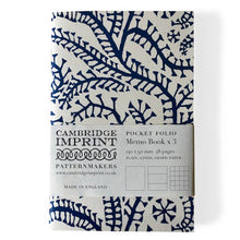 Three Assorted Memo Books | Blue