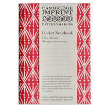 Pocket Notebook Selvedge Madder