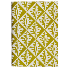 Pocket Notebook Oak Leaves Sap Green