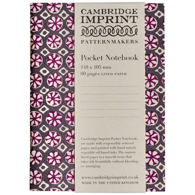 Pocket Notebook Sea Urchin French Lavender