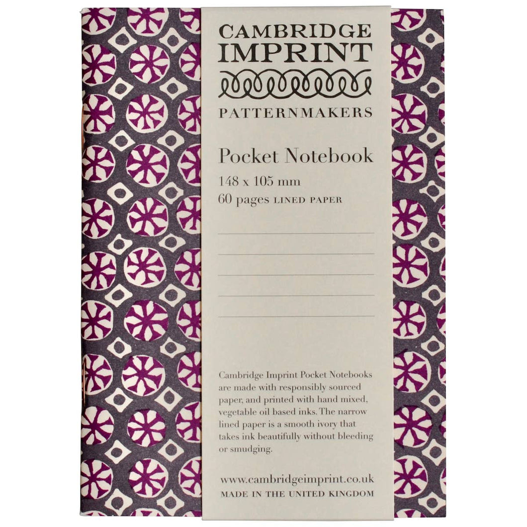 Pocket Notebook Sea Urchin French Lavender