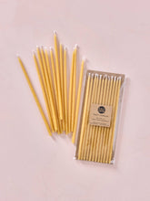 Hand-dipped Beeswax Birthday Candles | Tall Natural